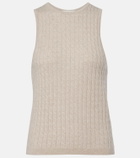 Lisa Yang Iora cable-knit cashmere tank top