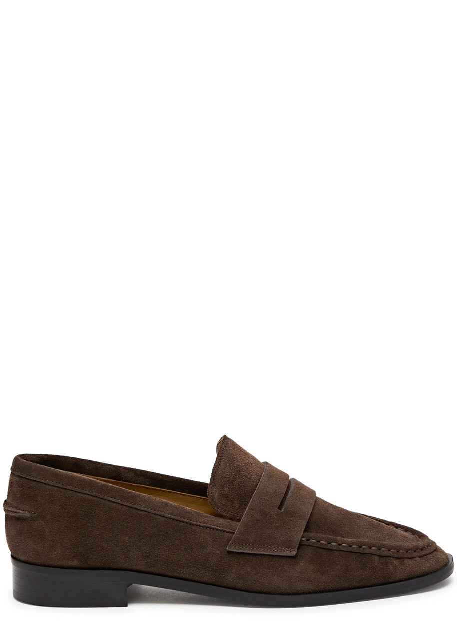 Atp Atelier Airola Suede Loafers Brown