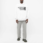 VETEMENTS Men's Big Logo Limited Edition Popover Hoody in White
