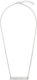 MM6 Maison Margiela Silver Logo Necklace