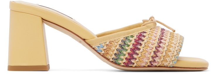 Photo: Repetto Yellow Jordana 60 Heeled Sandals