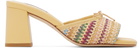 Repetto Yellow Jordana 60 Heeled Sandals