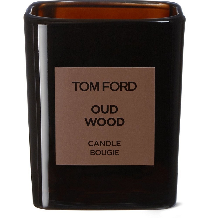 Photo: TOM FORD BEAUTY - Oud Wood Scented Candle, 200g - Colorless