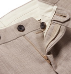 Thom Sweeney - Slim-Fit Tapered Wool Suit Trousers - Neutrals