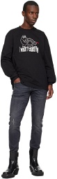 032c Black Birdie Long Sleeve T-Shirt