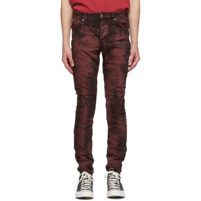 Photo: Ksubi Burgundy and Black Chitch Super Nature Jeans