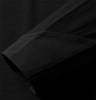 Veilance - Frame Mélange Wool and Nylon-Blend Jersey Polo Shirt - Black