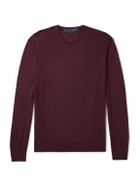 Kiton - Wool Sweater - Burgundy