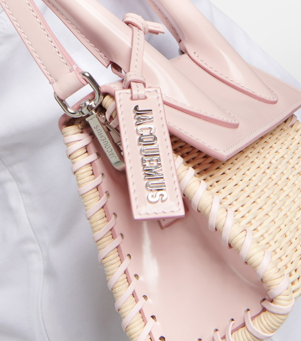 Jacquemus Le Chiquito Moyen Osier tote bag Jacquemus