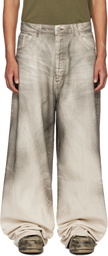 B1ARCHIVE Gray Wide Leg 5 Pocket Jeans