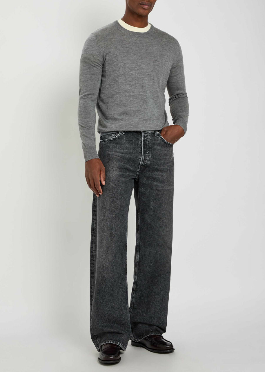 Allude Wool Jumper Grey