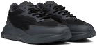 Hugo Black Lace-Up Sneakers