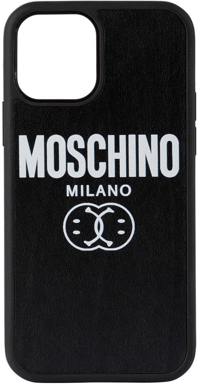 Photo: Moschino Black Logo iPhone 12/12 Pro Case