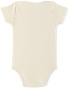 Museum of Peace & Quiet SSENSE Exclusive Baby Beige Scribble Bodysuit