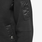 Sacai Men's Nylon Twill MA-1 Jacket in Black