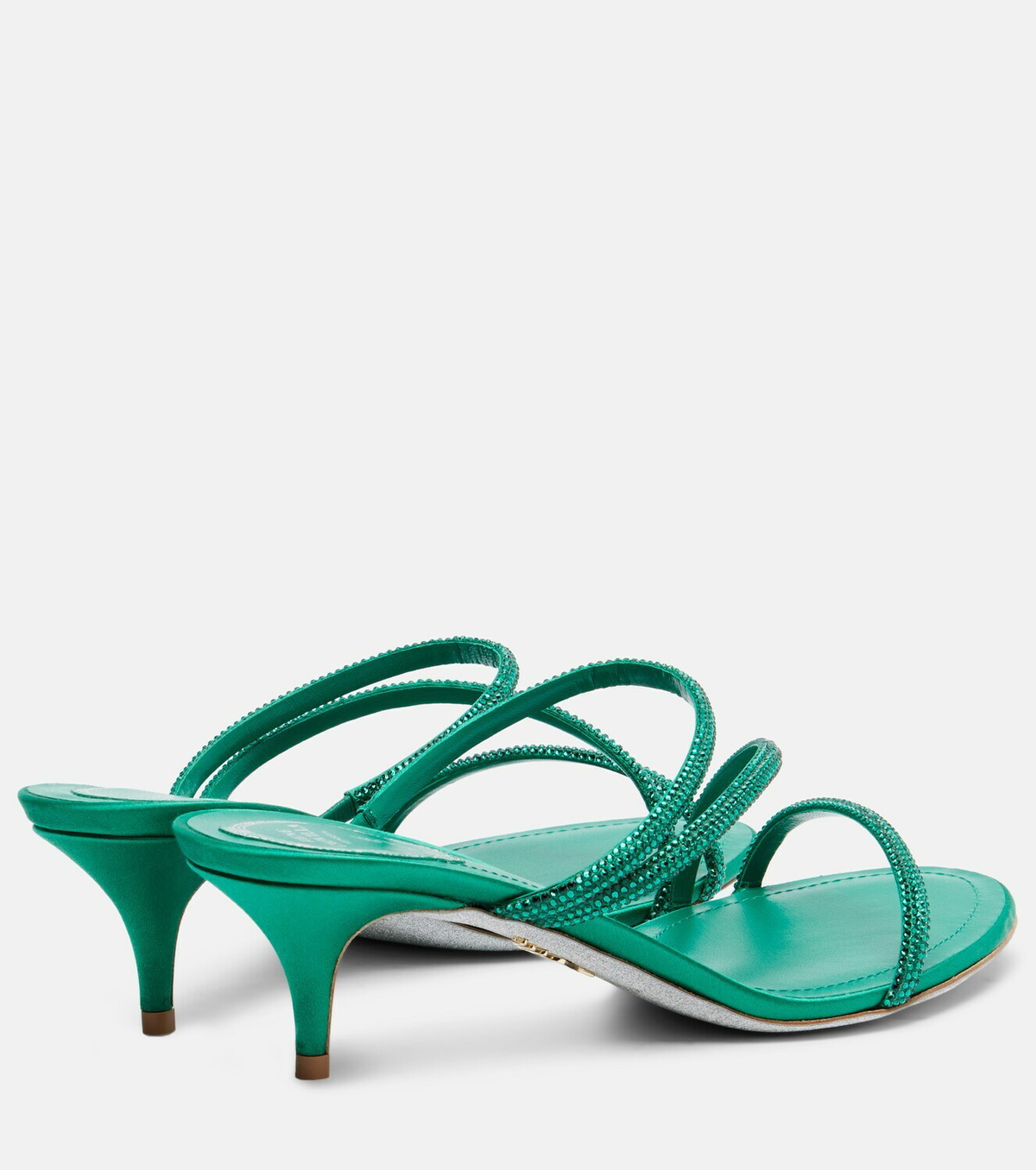 Rene Caovilla Crystal-embellished sandals