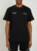 Club 1984 Melrose Printed Cotton T-shirt Black