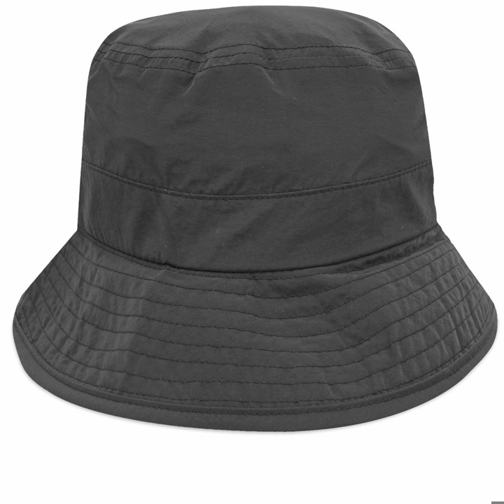 Photo: Wood Wood Men's Tech Bucket Hat in Black