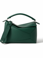LOEWE - Puzzle Edge Large Logo-Debossed Leather Messenger Bag