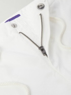 Ralph Lauren Purple label - Cotton-Poplin Trousers - White