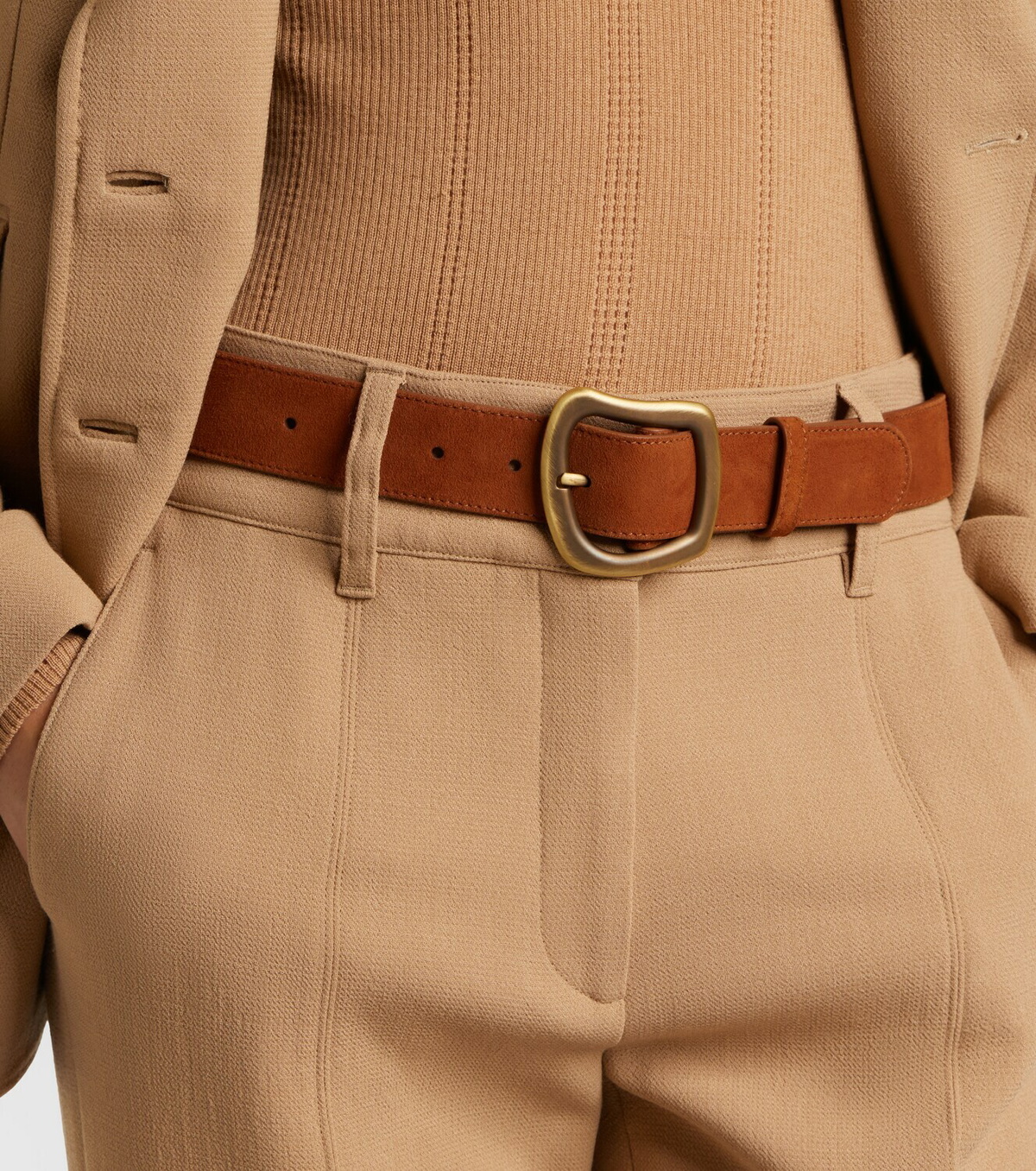 Gabriela Hearst Simone Medium suede belt
