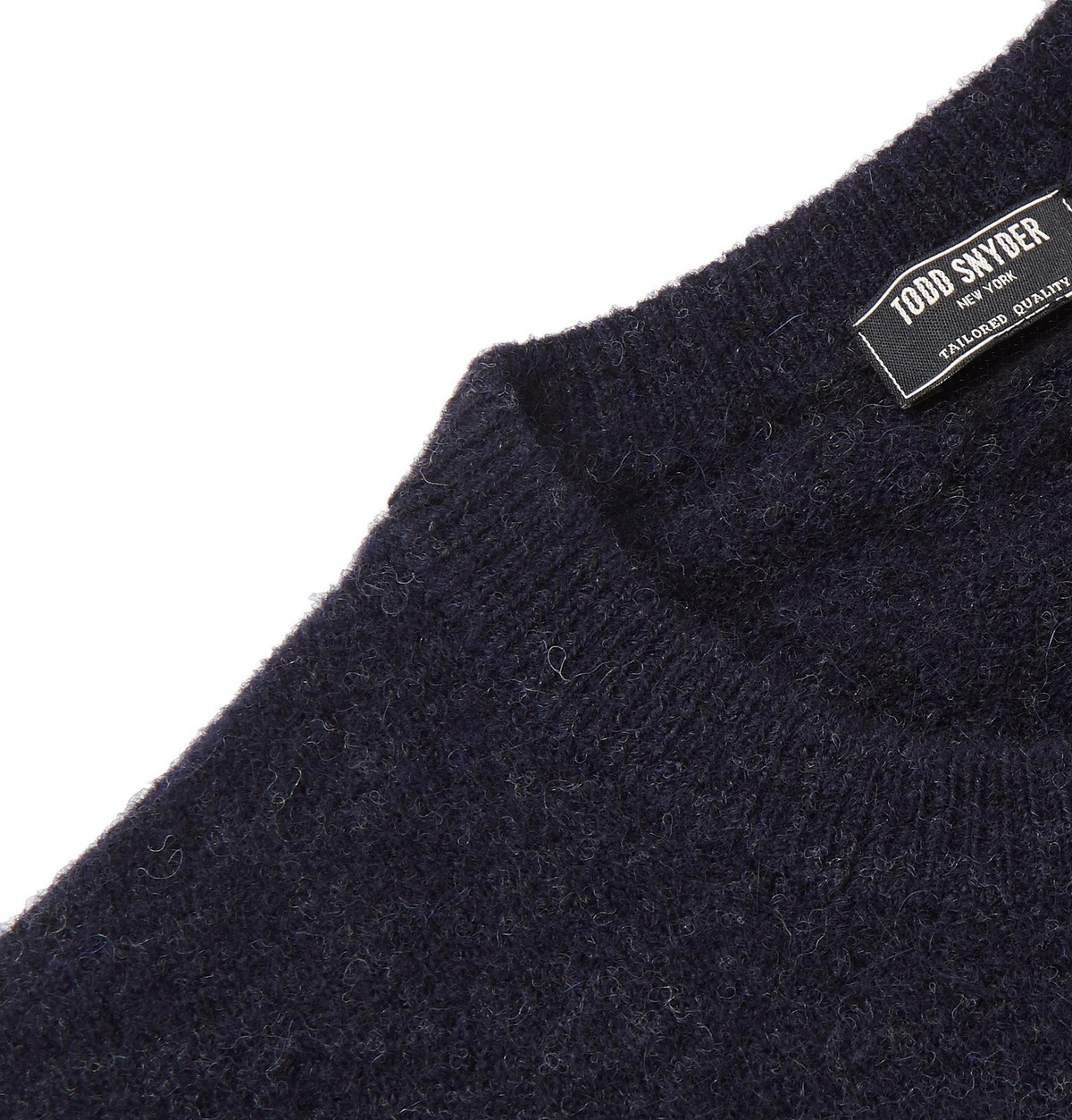 Todd Snyder - Colour-Block Knitted Sweater - Blue