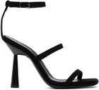 GIABORGHINI Black Adaline Heeled Sandals