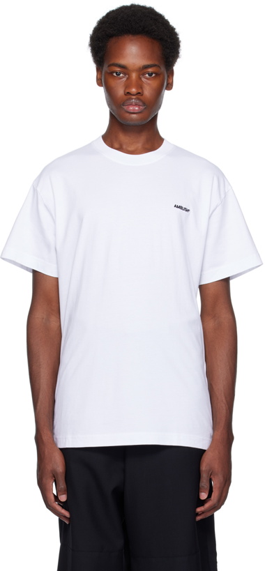 Photo: AMBUSH Three-Pack White T-Shirts
