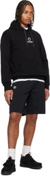 AAPE by A Bathing Ape Black 'AAPENOW' Moonface Logo Shorts