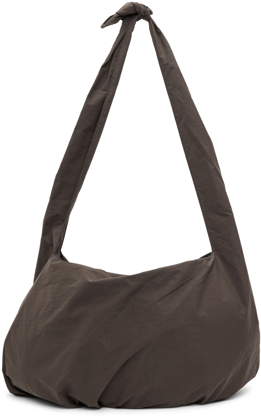 AMOMENTO SSENSE Exclusive Brown Knotted Bag AMOMENTO