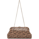 Jimmy Choo Beige Skylar Clutch