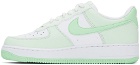Nike Green & White Air Force 1 '07 Sneakers