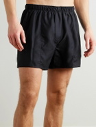 CDLP - TENCEL™ Lyocell-Poplin Boxer Shorts - Black