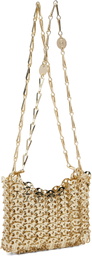 Rabanne Gold Iconic Nano 1969 Bag