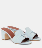 Loro Piana Summer Charms suede mules