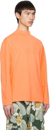 ERL Orange 'Sun' Long Sleeve T-Shirt