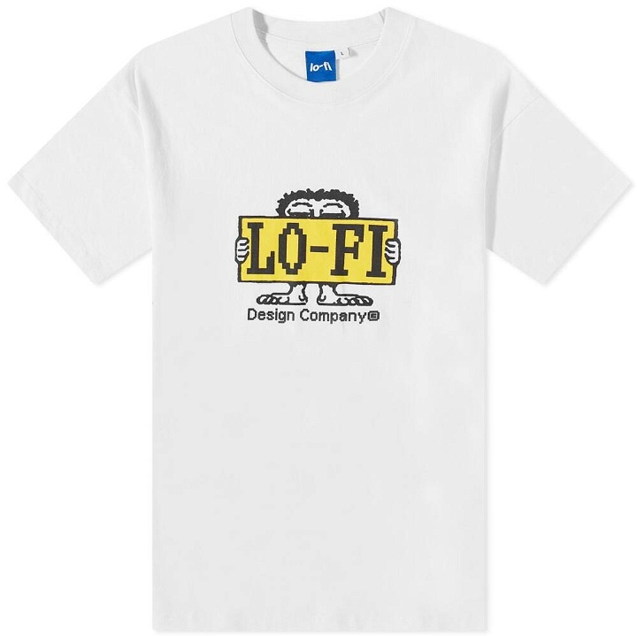 Photo: Lo-Fi Men's Sign T-Shirt in White