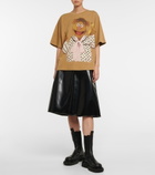 Moncler Genius - 2 Moncler 1952 faux leather midi skirt