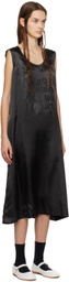 Comme des Garçons Black Black 'Pure Mind Full Heart' Midi Dress