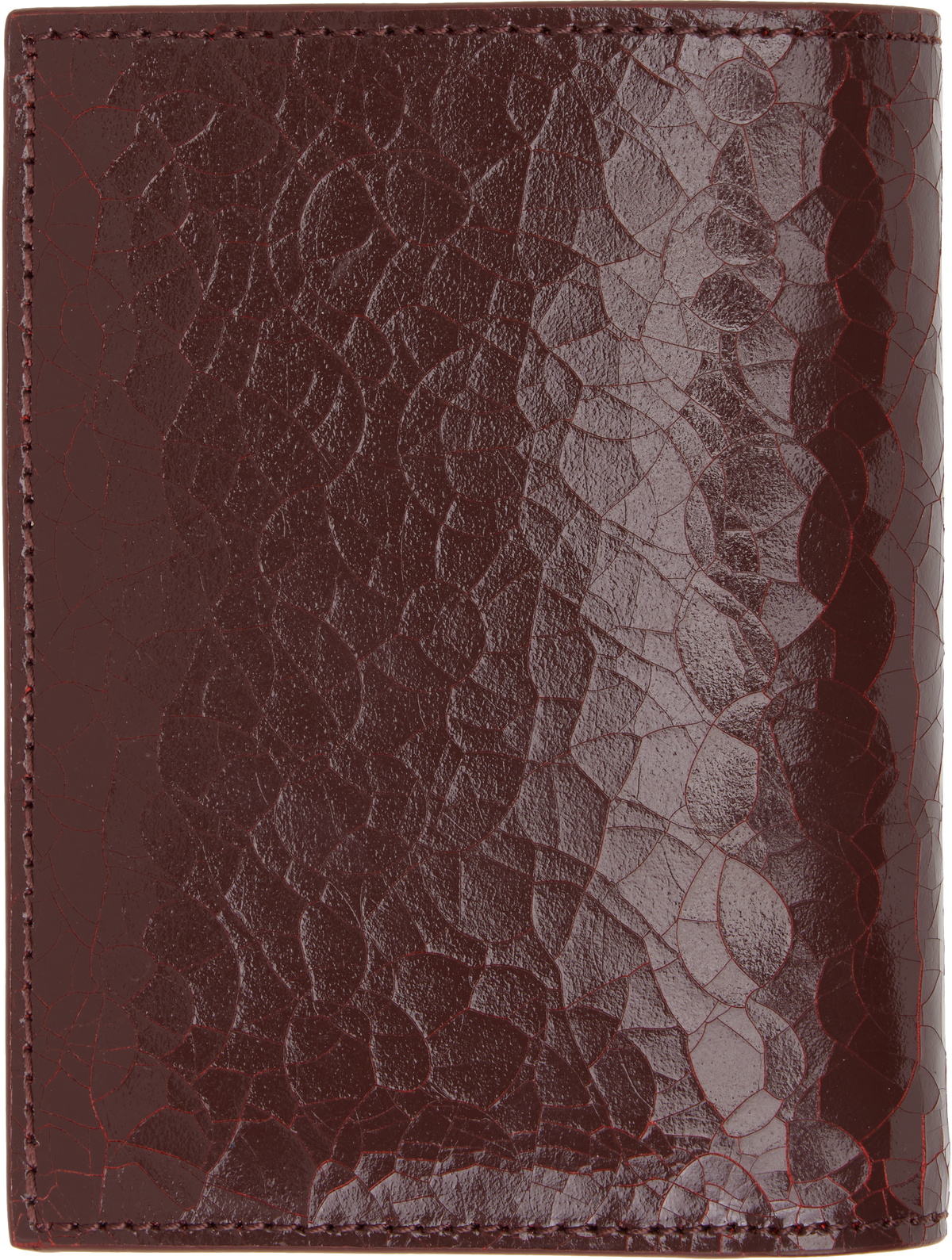 McQueen Burgundy Bifold Card Holder