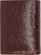 McQueen Burgundy Bifold Card Holder