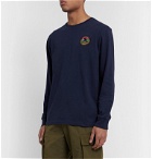 Polo Ralph Lauren - Sportsman Logo-Appliquéd Printed Cotton-Jersey T-Shirt - Blue