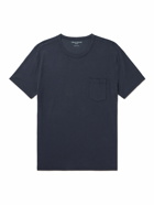 Officine Générale - Slub Cotton-Blend Jersey T-Shirt - Blue