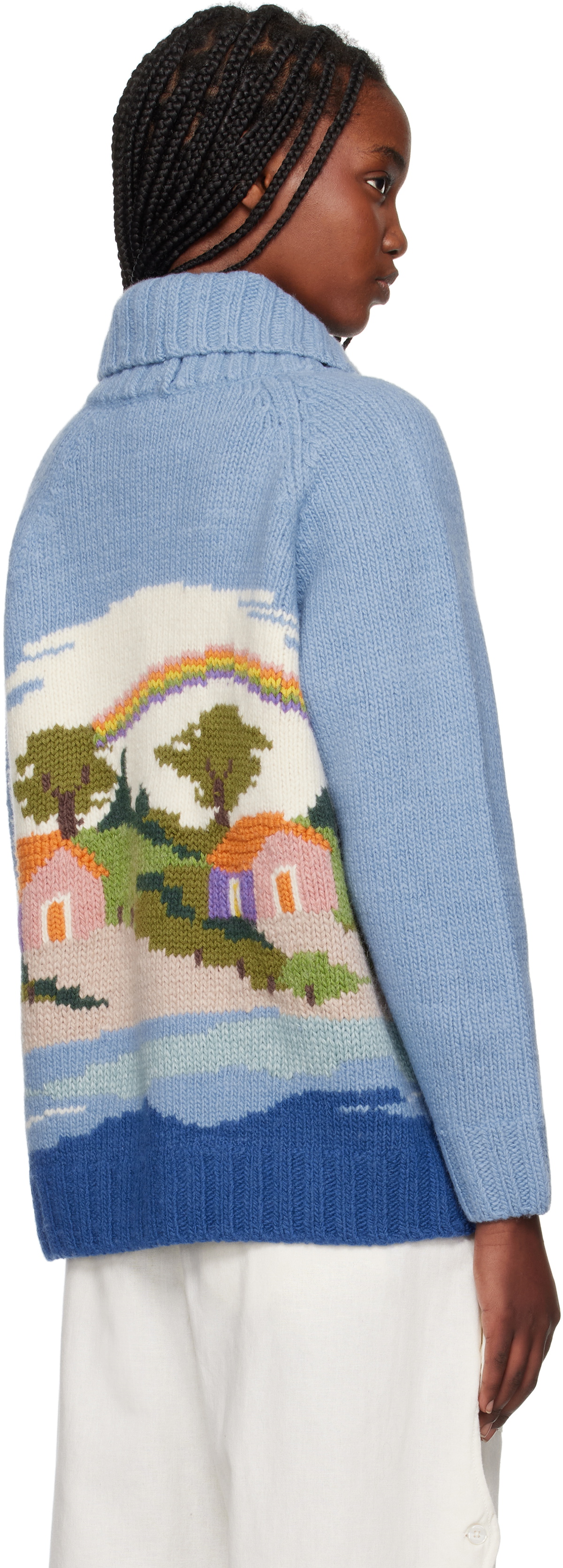 SEA NY Blue Bekka Cardigan