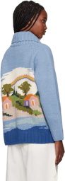 SEA NY Blue Bekka Cardigan