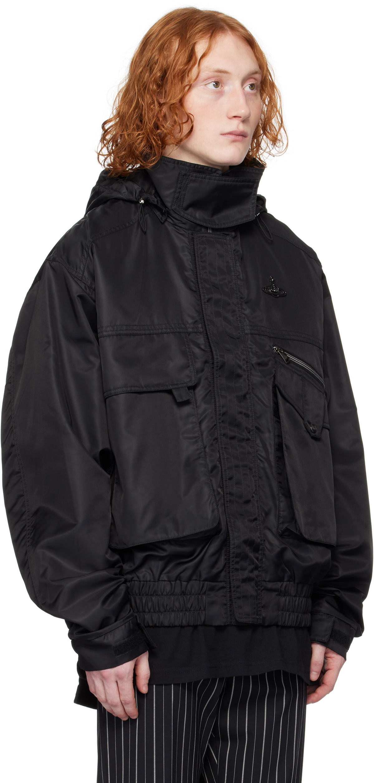 Vivienne Westwood Black Nevada Bomber Jacket Vivienne Westwood