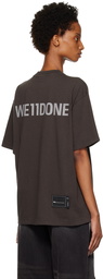 We11done Gray New Movie T-Shirt