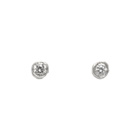 Pearls Before Swine Silver Mini Diamond Stud Earrings
