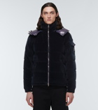 Moncler - Armorique velvet down jacket