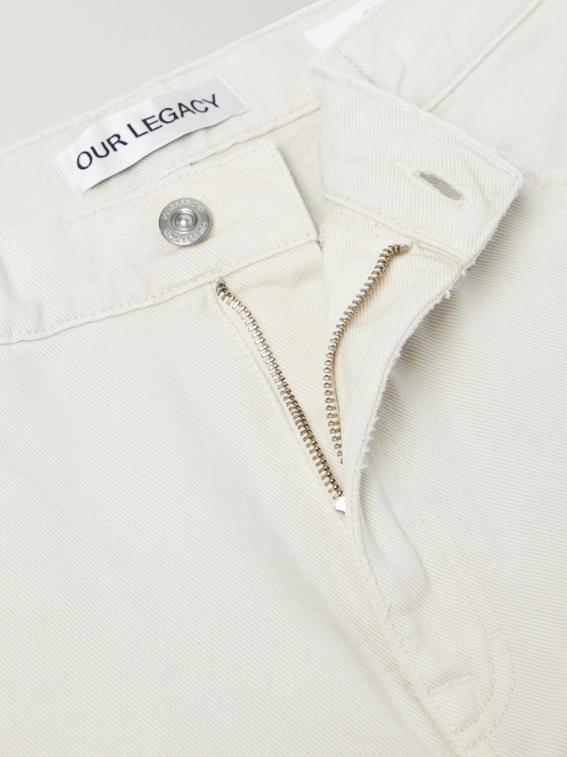 Our Legacy - Vast Straight-Leg Distressed Jeans - White